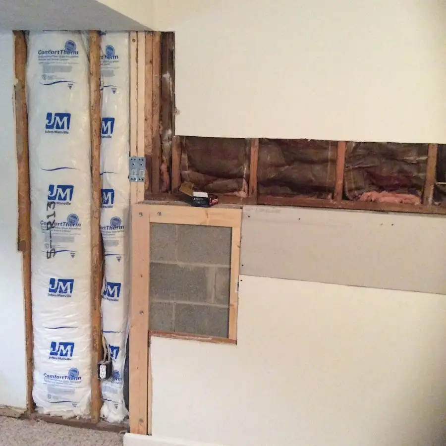 Wall insulation replacement during Odor Removal & Deodorization in Port Charlotte